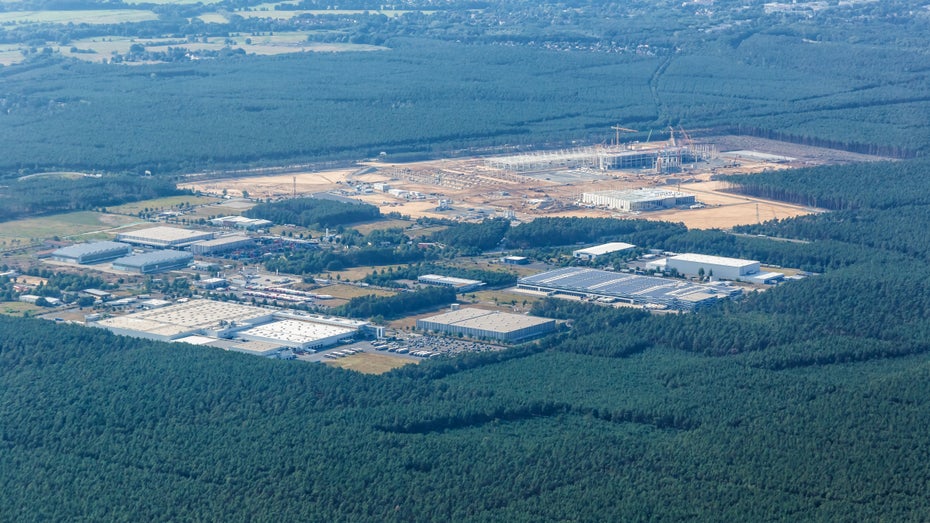 Gigafactory Grünheide: Tesla will 100 Hektar Wald für Güterbahnhof kaufen Gigafactory Grünheide: Tesla will 100 Hektar Wald für Güterbahnhof kaufen