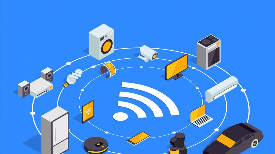 Immer mehr Geräte sollen ihre „intelligenten“ Berechnungen vor Ort ausführen, doch der Energieverbauch steht dem im Weg – noch. (Grafik: Grafvish / Shutterstock.com) Kommt der Durchbruch für das Internet of Things mit nanomagnetischen Computern?