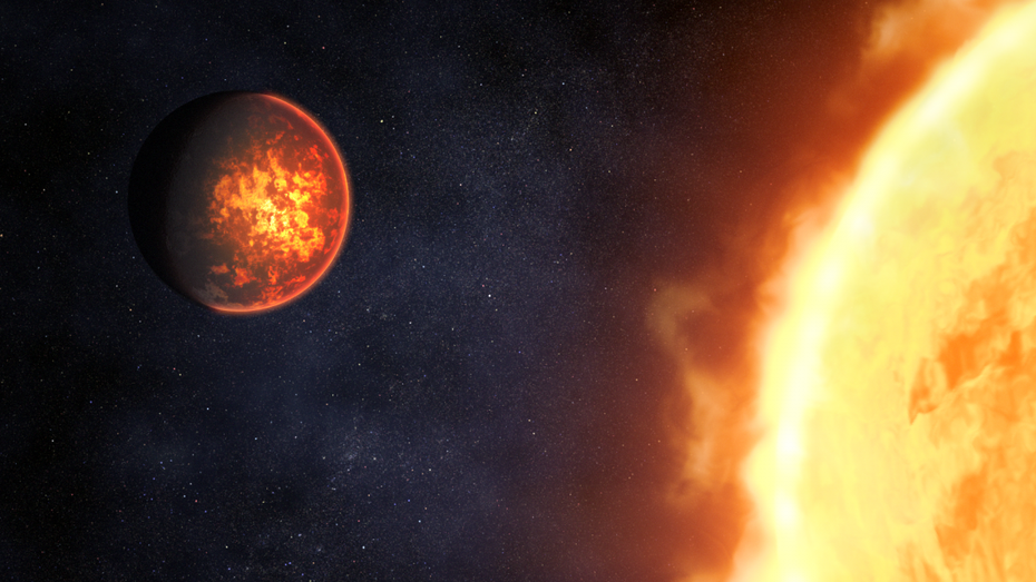 Nasa James Webb Teleskop Exoplanet  55 Cancri e Lavaoberfläche