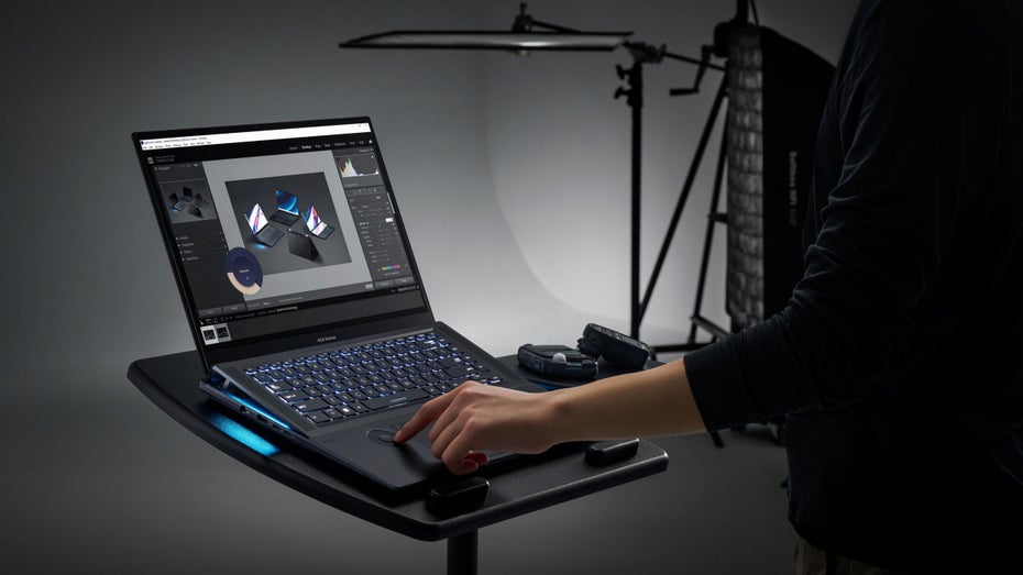 Mal was anderes: Asus bringt mit dem Zenbook Pro 16X OLED eine mobile Workstation mit Pfiff Mal was anderes: Asus bringt mit dem Zenbook Pro 16X OLED eine mobile Workstation mit Pfiff