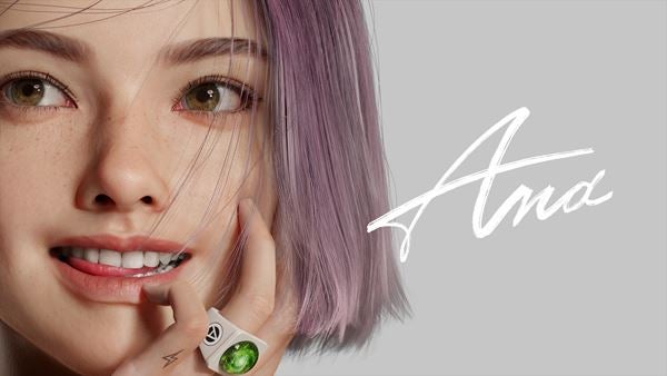 Das ist Ana: Der virtuelle Mensch soll Sängerin und Influencerin werden. (Foto: Krafton) Hyperrealistisch: Ana sieht aus wie ein Mensch – aber ist keiner