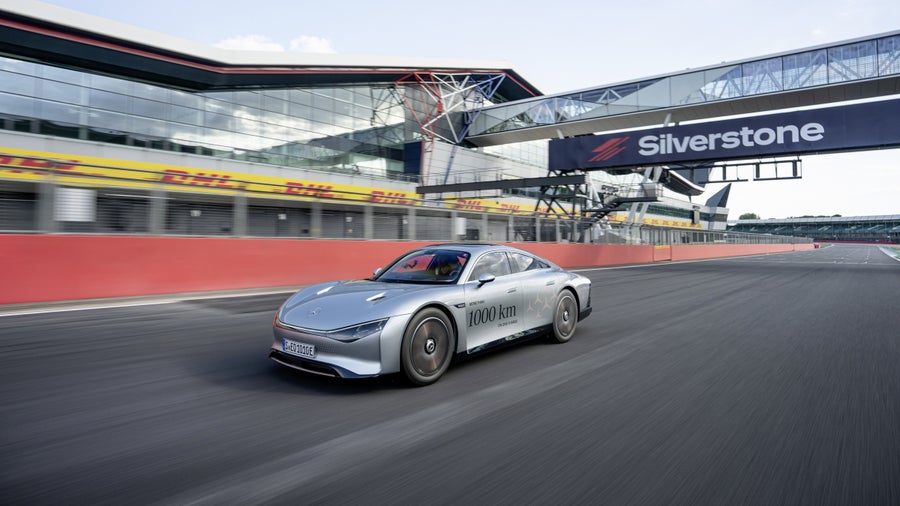 Rekord: Mercedes Vision EQXX fährt 1.200 Kilometer mit einer Ladung