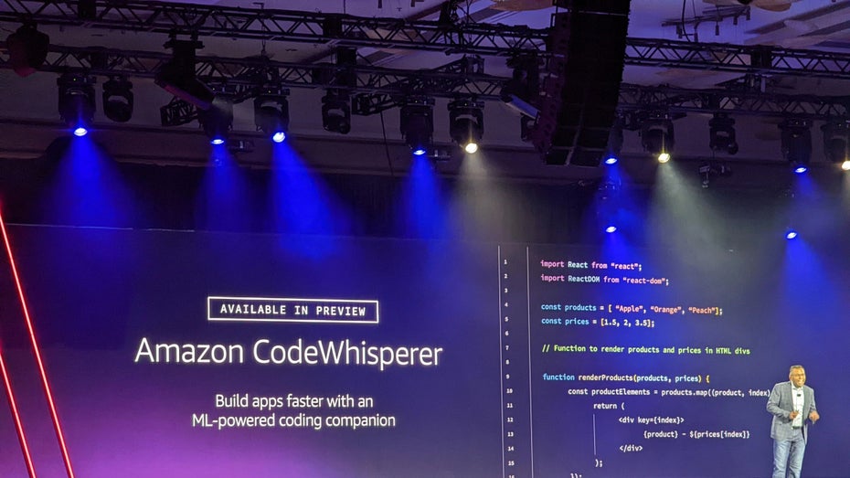Die Programmierhilfe Codewhisperer beherrscht bisher Java, JavaScript und Python. (Foto: Amazon) AWS Codewhisperer: Das ist Amazons Antwort auf den GitHub Copilot