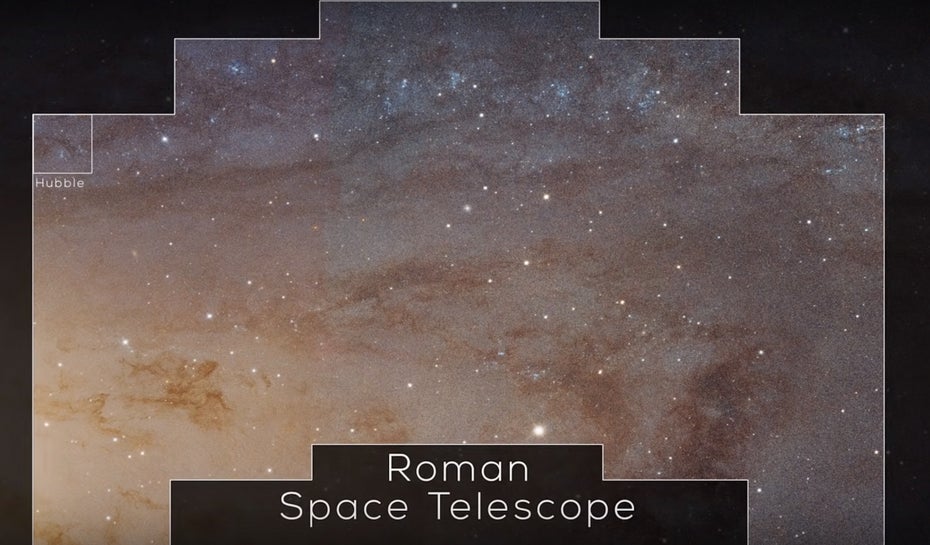 Das Nancy Gracy Roman Teleskop hat einen sehr viel größeren Erfassungswinkel