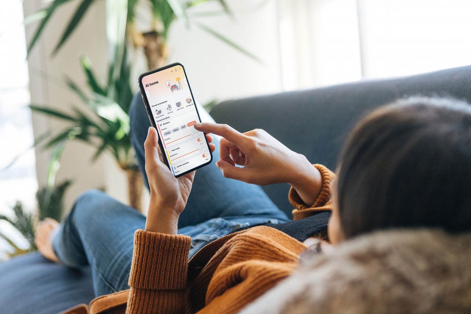 Home Connect Plus App im Einsatz