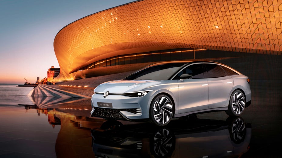 Mehr als 600 Kilometer Reichweite: VW zeigt Limousinen-Studie ID Aero Mehr als 600 Kilometer Reichweite: VW zeigt Limousinen-Studie ID Aero