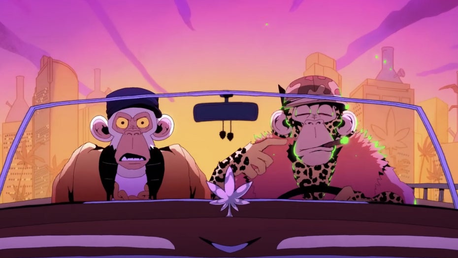 Eminem und Snoop Dogg als Bored Apes. (Screenshot: Youtube) NFT-Markt stürzt weiter ab: Auch Rapper-Promo hilft nicht