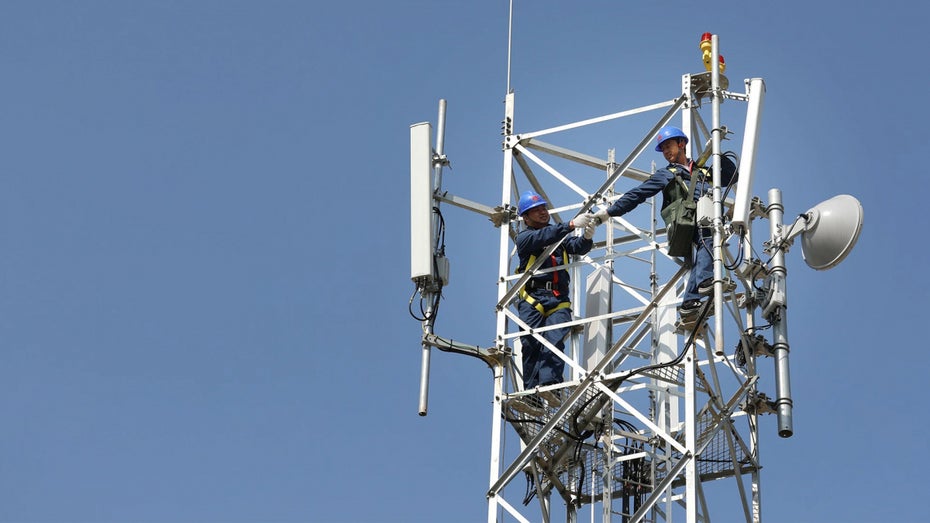 An diesen Masten könnten Arbeiter bald Teile ausbauen. (Foto: Huawei) Bundesregierung könnte Huawei-Komponenten im 5G-Netz verbieten