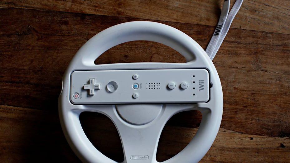 Nintendo Wii-Lenkrad. (Foto: Micah Watson / shutterstock) Für Mario-Kart-Feeling: Bastler baut Wii-Lenkrad in Mazda MX-5