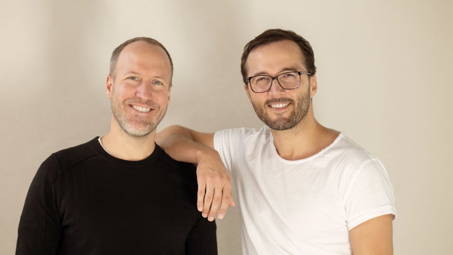 Die Everdrop-Gründer Chris Becker (links) und David Löwe kommen aus der Marketingbranche. (Foto: Everdrop) Geschäftsmodell Nachhaltigkeit: Haushalts-Startup Everdrop sammelt 80 Millionen Euro ein