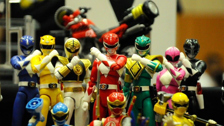 Auf Hasbro-Figuren wie die Power-Rangers können Fans in den USA ihr eigenes Gesicht drucken lassen. (Bild: Shutterstock/Aisyaqilumaranas)