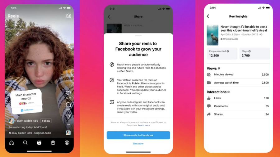 „Du bist dran”: Neue Funktionen und Insights für Reels bei Instagram