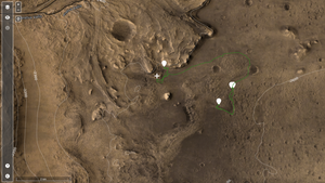 Virtuelle Marswanderung: Diese Karte lässt euch den Jezero-Krater erkunden