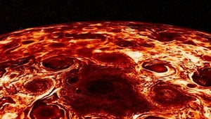 Zyklon-Ballett: Darum sind die Riesenstürme um die Jupiter-Pole so stabil
