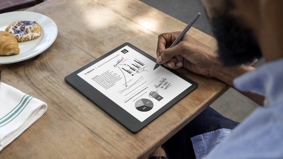 Großer E-Book-Reader mit Eingabestift: Das steckt im neuen Amazon Kindle Scribe