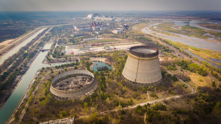 Luftaufnahme des Kernkraftwerks von Tschernobyl. (Foto: lux3000 / Shutterstock) Youtuber zeigt uns das Innere von Tschernobyl