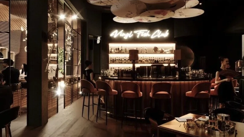Der Vinyl Fish Club ist ein exklusives Szenelokal. (Screenshot: Vinyl Fish Club) NFT-Holders only: Das ist die Idee hinter einem NFT-Restaurant in Florida