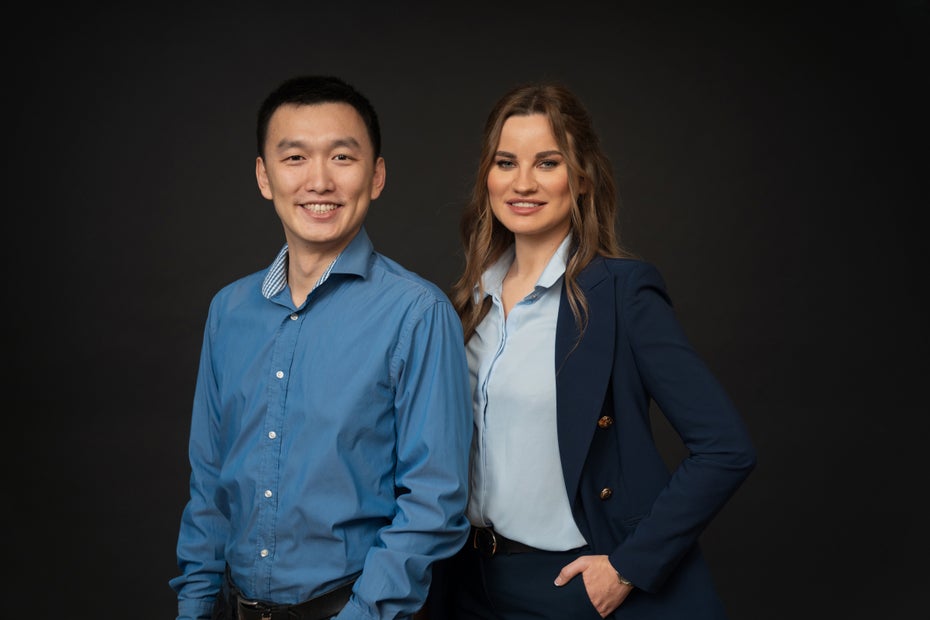 Die beiden We Do Solar Gründer: Qian Qin und Karolina Attspodina. (Bild: We Do Solar)