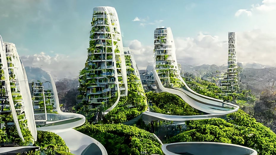 KI-Architekt: Dall-e-Wettbewerber Midjourney zeichnet die Wolkenkratzer der Zukunft KI-Architekt: Dall-e-Wettbewerber Midjourney zeichnet die Wolkenkratzer der Zukunft