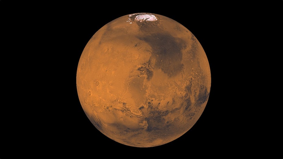 Die ersten Aufnahmen vom Mars durch das James-Webb-Teleskop. (Bild: NASA/ESA/CSA/STScI and Mars JWST/GTO team)