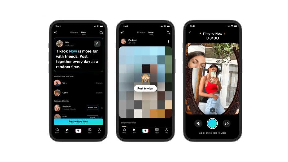Tiktok Now: Tiktok kopiert Bereal Tiktok Now: Tiktok kopiert Bereal