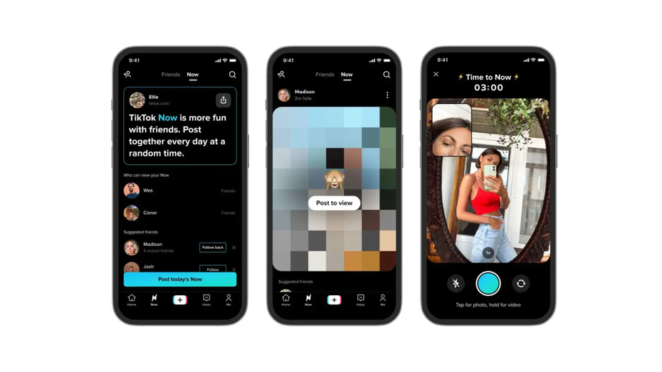 Tiktok Now: Tiktok kopiert Bereal