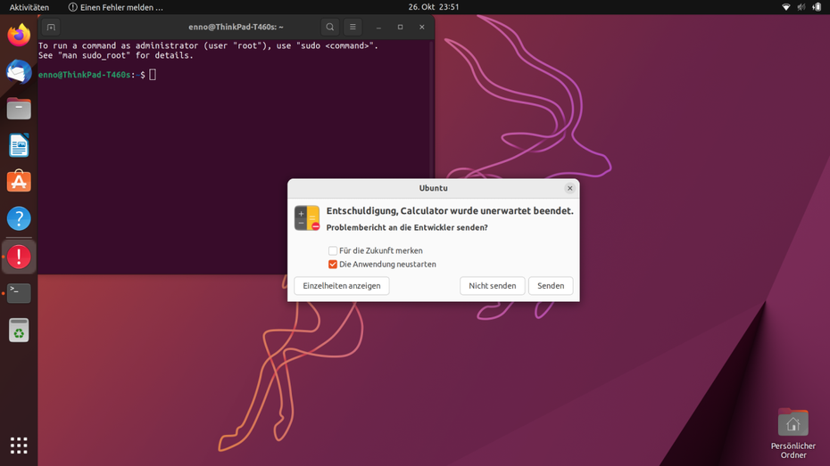Ubuntu 22.10 (Screenshot: t3n)