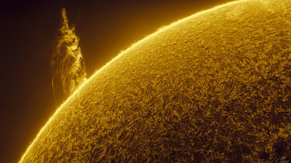 Seltenes Naturschauspiel: Fotograf fängt spektakuläre Aufnahme der Sonne ein Seltenes Naturschauspiel: Fotograf fängt spektakuläre Aufnahme der Sonne ein