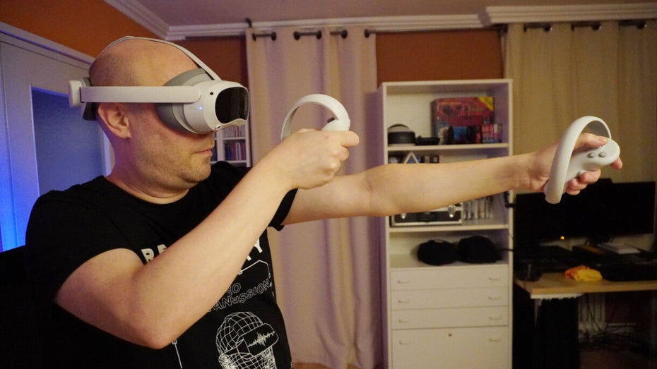 Pico 4 ausprobiert: Angenehm kompakte VR-Brille vom Tiktok-Betreiber Pico 4 ausprobiert: Angenehm kompakte VR-Brille vom Tiktok-Betreiber