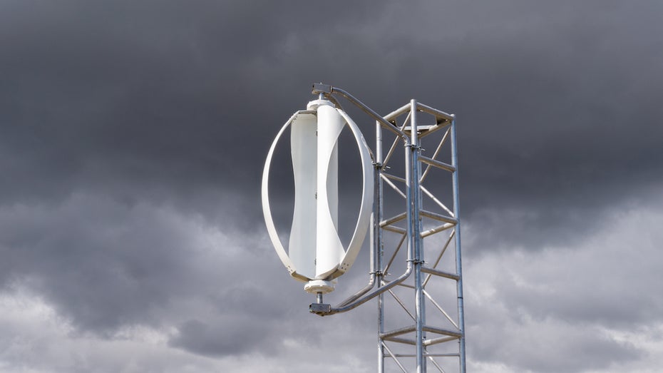 Windrad fürs Eigenheim: Leichte Vertikalturbinen können Photovoltaik ergänzen