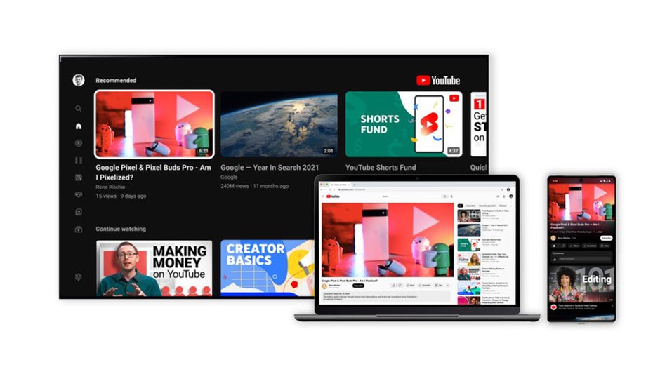 Das Redesign wird nach und nach ausgerollt. (Foto: Youtube) Redesign: YouTube stellt neues Design und nützliche Features vor