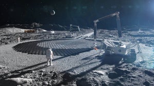 Nasa: Riesige 3D-Druck-Roboter sollen Häuser auf dem Mond bauen