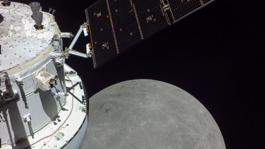 Orion-Raumkapsel liefert tolle Fotos vom Mond