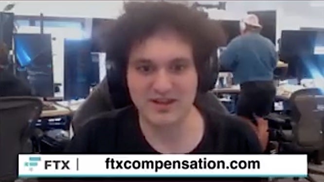 Falscher Bankman-Fried in Deepfake-Video. (Screenshot: SBF/Twitter) Scammer zocken FTX-Geprellte ab – mit Deepfake-Video von Sam Bankman-Fried