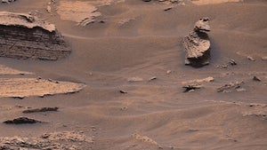 Kurioser Fund: Mars-Rover Curiosity fotografiert steinerne Ente