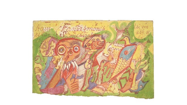 Frida-Kahlo-Bild „Fantasmones Siniestros“ wohl nur noch digital. (Bild: Frida-NFT) Frida-Kahlo-Bild für NFT-Aktion verbrannt – und die floppt komplett