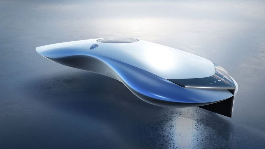 Designstudie für neue E-Autos von Lancia. (Bild: Lancia) Italienische Kultmarke feiert Comeback als E-Auto-Hersteller – mit crazy Sci-Fi-Designstudie