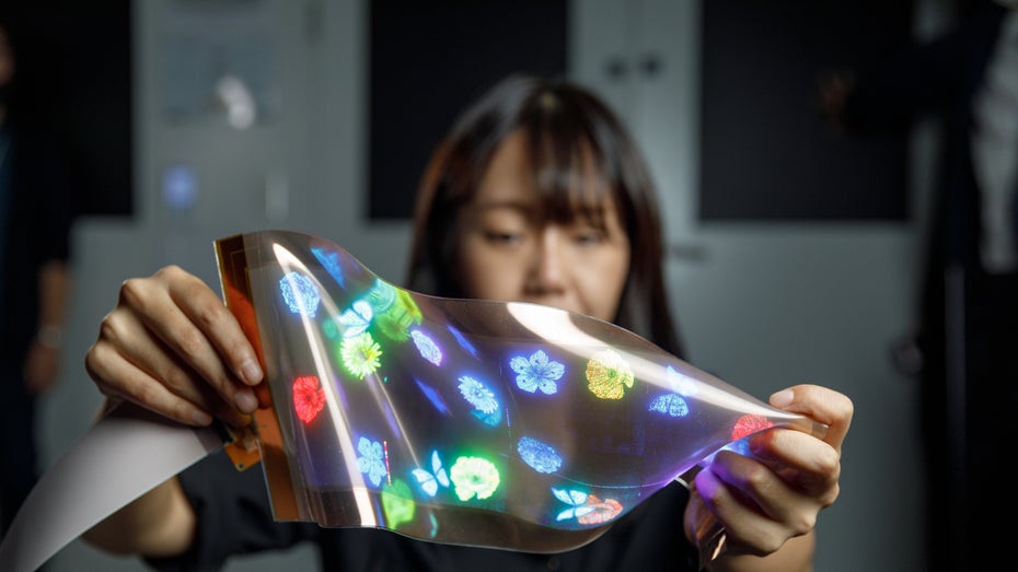 LGs Stretch-Micro-LED-Display ist fast so dehnbar wie ein Gummiband