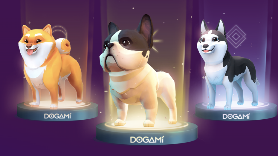 Into the Petaverse: Die virtuellen Haustiere des französischen Startups Dogami sind garantiert antiallergen. (Bild: Dogami) Into the Petaverse: Startup ermöglicht virtuelle Haustierhaltung via NFT