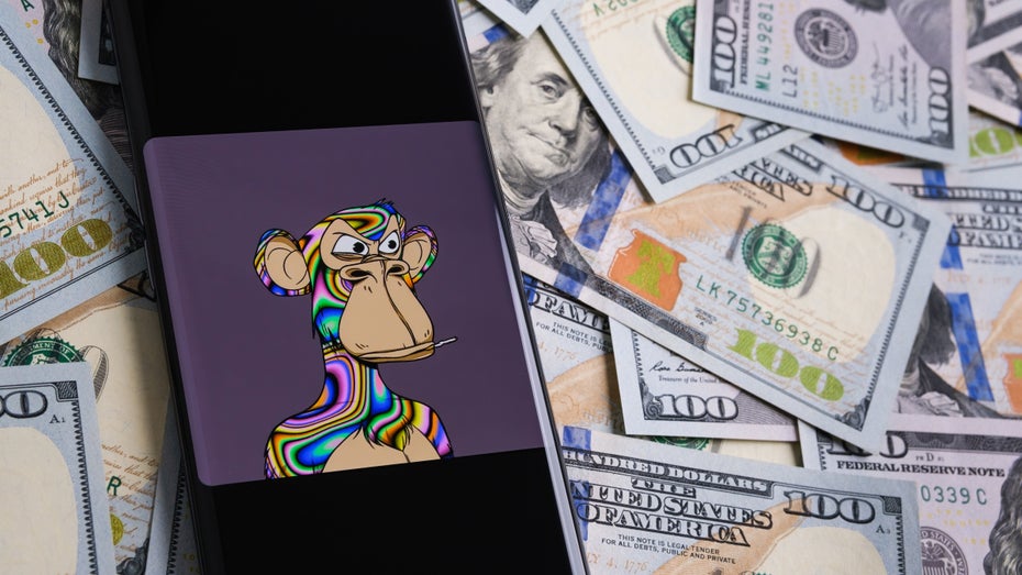 Der Bored Ape #2087 ist aktuell einer der teuersten BAYC-NFT. Er wurde zuletzt für 984.335,38 Dollar gehandelt.(Foto: mundissima/ Shutterstock.com) Klage gegen Bored Ape Yacht Club: Madonna, Snoop Dog & Co sollen Schleichwerbung gemacht haben