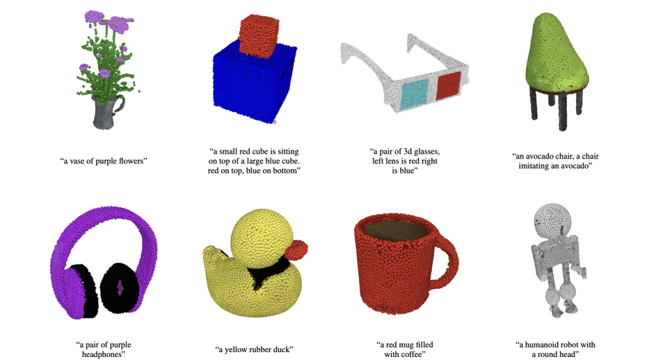 Point-E: Neue OpenAI-KI erstellt 3D-Modelle aus Texteingaben