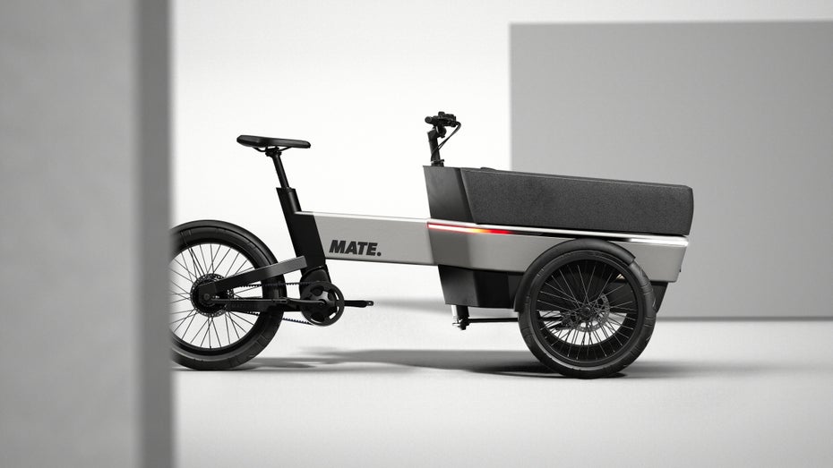 Das Mate SUV bietet eine Menge Platz – für Einkäufe, aber auch Mitfahrer. (Foto: Zanzotti Design) Mate SUV: E-Bike-Hersteller kündigt „erste echte Alternative zum Auto“ an