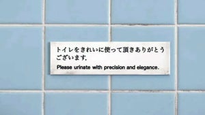„Mit Eleganz urinieren”: Sprachlern-App stellt witzige Übersetzungsfehler in Museum aus