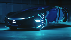 „Neonbeleuchtetes Chrom-Ei”: Mercedes Concept-Car als Marketing für „Avatar 2”