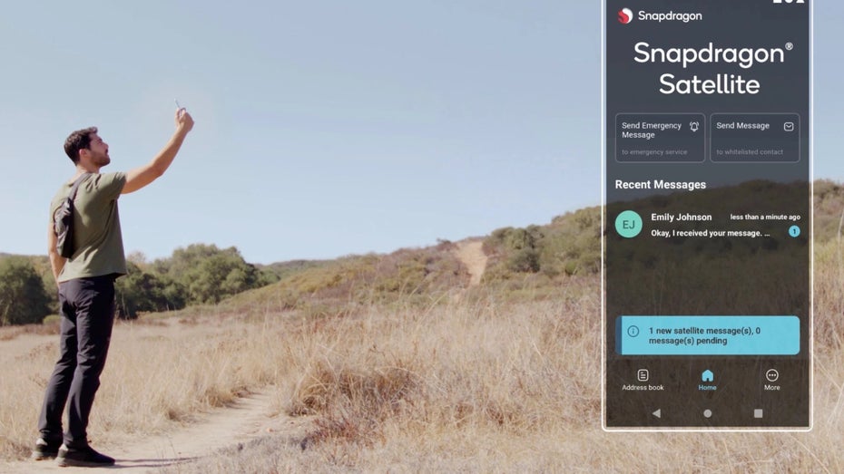 Qualcomm kündigt Satellitenkommunikation für Android-Smartphones an