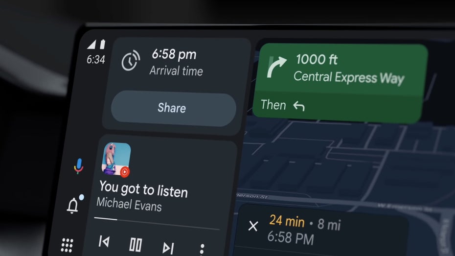 Ein Bug oder ein Feature? Android Auto sorgt für genervte Nutzer:innen. (Bild: Google) Android Auto: Warum eine bekannte Funktion Nutzer plötzlich nervt