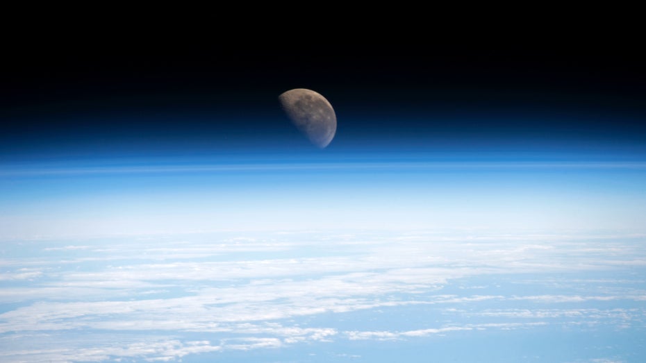 Atmosphärische Schichten der Erde. (Foto: Nasa) Atmosphäre Erde