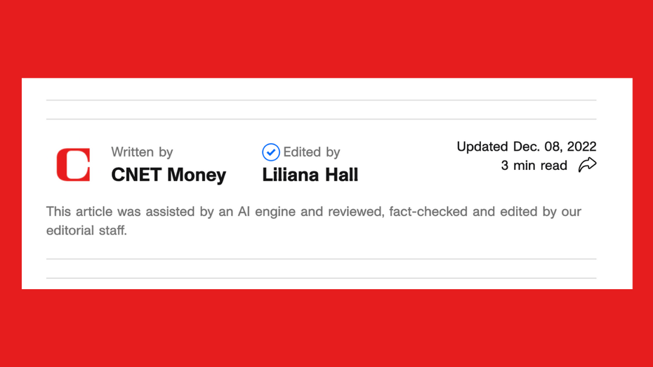 Grobe Fehler: CNET muss alle KI-Artikel prüfen Grobe Fehler: CNET muss alle KI-Artikel prüfen