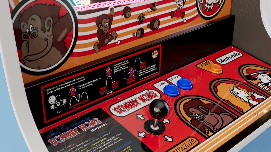 Der Original-Joystick hat eine schwarze Kugel. (Foto: Shutterstock / Inked Pixels) Gaming-Affäre: Neue Fotos wecken Zweifel an Donkey-Kong-Rekord von 2007