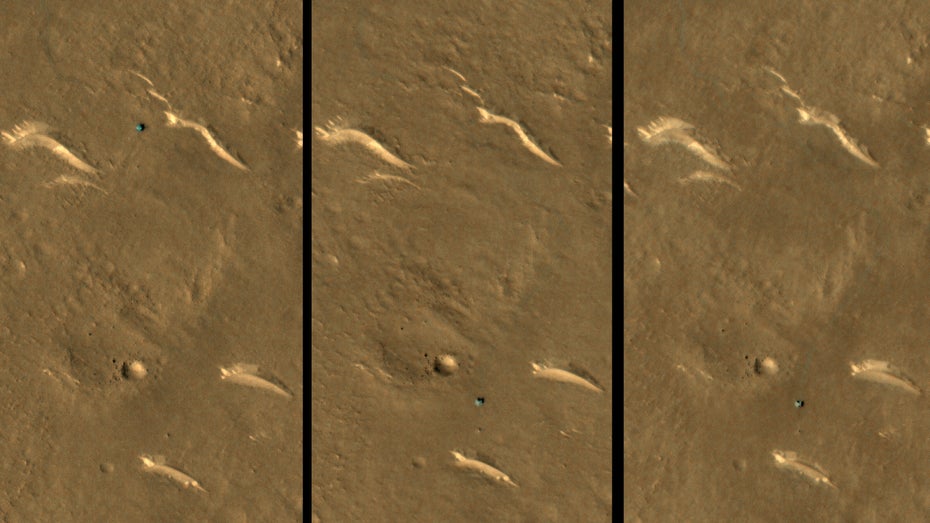 Nasa-Bilder zeigen: Chinesischer Mars-Rover arbeitet nicht mehr nach Plan